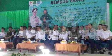 Rembug Bedas di Desa Pangauban, Bupati Bandung Harapkan Pilkades Kondusif
