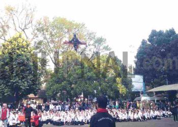 Mapella Unla Gelar Latihan Aksi Penyelamatan di Kegiatan Mapeling Mahasiswa Baru