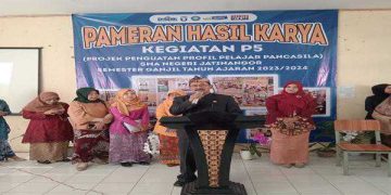 Kegiatan Pameran Hasil Karya P5 di SMAN 1Jatinangor