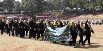 Digelar di Lapangan Yonif Para Raider 330 Nagreg, Porseni PGRI Kabupaten Bandung Tahun 2023 Diikuti 3.100 Atlet