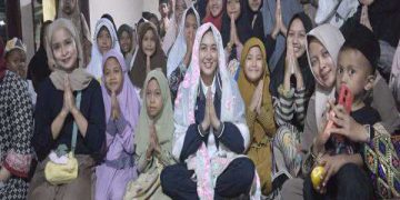 Caleg DPR RI Sania Siti Tuti Susilawati Santuni 100 Anak Yatim di Pesantren Hidayatul Hikmah Kabupaten Bandung