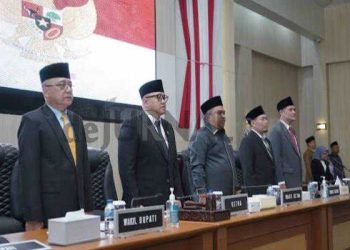 Paripurna DPRD Kabupaten Sukabumi Agenda PAW dan Penandatanganan Nota Kesepahaman KUA-PPAS Perubahan