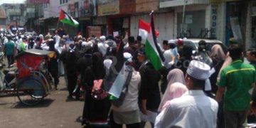 Peringatan Hari Santri di Garut Jadi Momen Dukungan dan Doa Bagi Rakyat Palestina