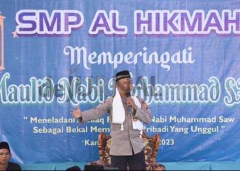 Wujud Rasa Cinta Kepada Nabi, SMP Al Hikmah Peringati Maulid Nabi Muhammad SAW