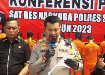 Satnarkoba Polres Subang Tahan 25 Tersangka Penyalahgunaan Obat Farmasi Ilegal.