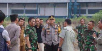 Kapolres Bersama Dandim 0619/Purwakarta Lakukan Pengecekan Lokasi Bakal Disinggahi Presiden Joko Widodo