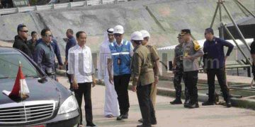 TNI Dan POLRI Bersinergi Lakukan Pengamanan Kunjungan Presiden