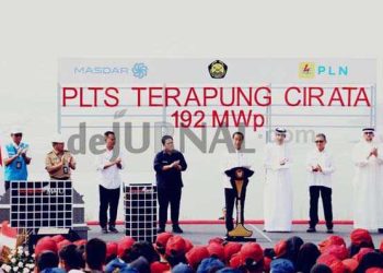 Presiden Joko Widodo Resmikan PLTS Terapung Cirata Purwakarta