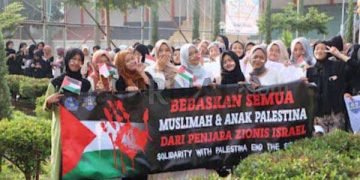 Ribuan Siswa SMKN 1 Garut Gelar Doa Bersama Untuk Palestina