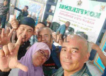 Enung D Susana Nakhodai PWI Kabupaten Bandung Periode 2023-2026