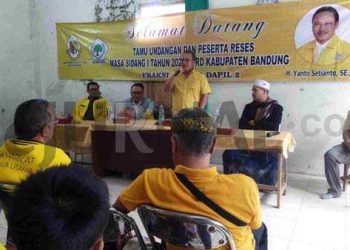 Reses di Desa Nanjung Margaasih H. Yanto Sosialisasikan Cara Mencoblos dan Perkenalkan Surat Suara