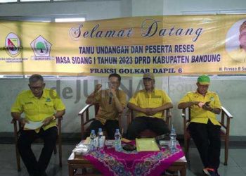 Legislator Golkar H Firman B Sumantri MBA Gelar Reses, Tangkap Aspirasi Masyarakat Ciparay