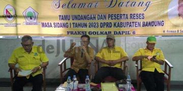 Legislator Golkar H Firman B Sumantri MBA Gelar Reses, Tangkap Aspirasi Masyarakat Ciparay
