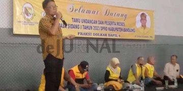 Reses Anggota DPRD Kabupatan Bandung Fraksi Golkar H Firman B Sumantri MBA Serap Aspirasi Penanganan Korban Kebakaran