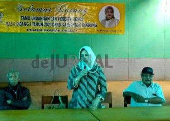 Legislator Fraksi Golkar, Hj. .Ety Mulyati Berharap Masyarakat Manfaatkan Reses Sebaik Mungkin