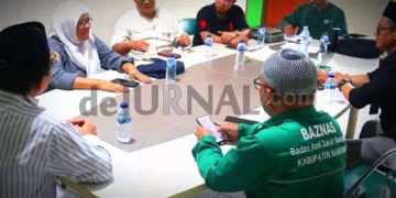 Silaturahmi PWI dan BAZNAS untuk Jalin Kerja Sama