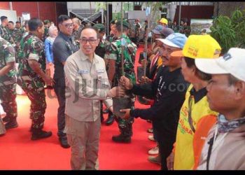 Sekda Kabupaten Sukabumi Dampingi Kunker Wakasa Tinjau Program Ketahanan Pangan dan Penghijauan Lahan