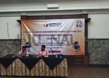 Bawaslu Garut Kukuhkan Kesiapan Saksi Pemilu dengan Kegiatan Training of Trainer