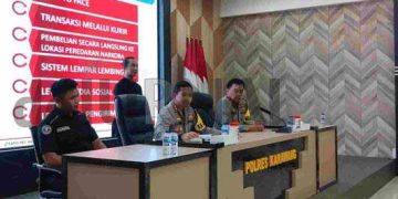 Polres Karawang  Gelar Capaian Penangnan Perkara Sepanjang Tahun 2023