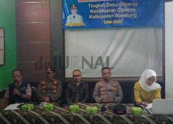 Kapolsek Ciparay Jadi Narasumber Sosialisasi Pencegahan Narkoba Desa Ciparay