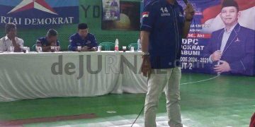 Konsolidasi Partai Demokrat PAC Kabandungan Digelar di GOR Leuwi Waluh Desa Cipeuteuy