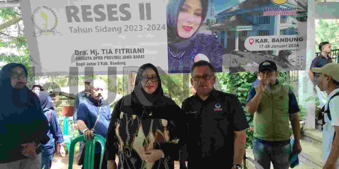 Anggota DPRD Jabar Dra Hj Tia Fitriani Gelar Reses Sidang II Didampingi H Edi Kusnadi Caleg DPRD Kab Bandung Dapil 6