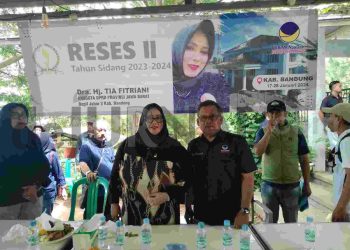 Anggota DPRD Jabar Dra Hj Tia Fitriani Gelar Reses Sidang II Didampingi H Edi Kusnadi Caleg DPRD Kab Bandung Dapil 6
