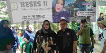 Anggota DPRD Jabar Dra Hj Tia Fitriani Gelar Reses Sidang II Didampingi H Edi Kusnadi Caleg DPRD Kab Bandung Dapil 6