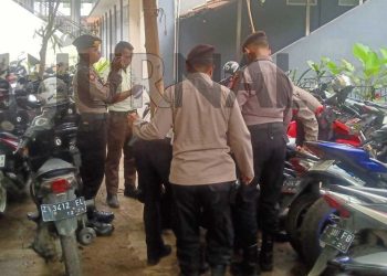 Polisi Tertibkan Knalpot Brong di SMAN 6 Garut