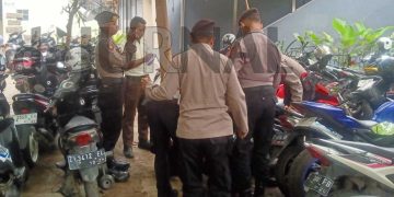Polisi Tertibkan Knalpot Brong di SMAN 6 Garut