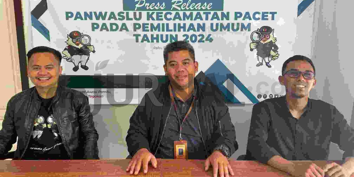 Panwaslu Pacet Gelar Press Release Tahapan Masa Kampanye Pemilu 2024