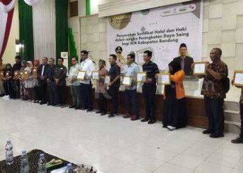 Dari 15.000 Pelaku IKM di Kabupaten Bandung Baru 4000 Kantongi Sertifikat Halal