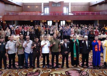 Silaturahmi dan Deklarasi Pemilu Damai Antara Polda Jabar, Pangdam lll/Siliwangi dan Seluruh Ketua FKUB se-Provinsi Jawa Barat