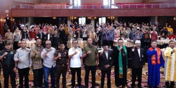 Silaturahmi dan Deklarasi Pemilu Damai Antara Polda Jabar, Pangdam lll/Siliwangi dan Seluruh Ketua FKUB se-Provinsi Jawa Barat