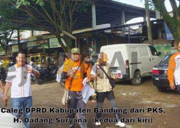 Caleg PKS H. Dadang Suryana Sapa Warga, Sosialisasikan Pencoblosan