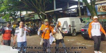 Caleg PKS H. Dadang Suryana Sapa Warga, Sosialisasikan Pencoblosan