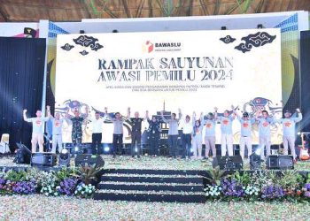 Apel Siaga dan Sinergi Pengawasan Kesiapan Patroli Masa Tenang dan Doa Bersama Untuk Pemilu 2024