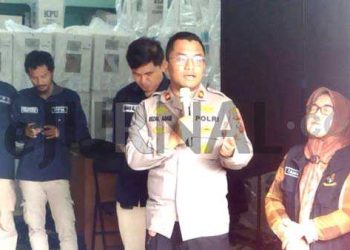 Rekapitulasi Hasil Pemilu 2024 Kecamatan Margahayu, Kapolsek Berpesan Jangan Terlalu Diforsil