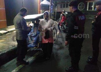 Polsek Garut Kota Segera Cek TKP Seseorang Meninggal Dunia di Dalam Becak