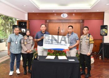 Penyerahan Bantuan Dari Bank BRI Untuk Renovasi Sekolah Yayasan Kemala Bhayangkari Jabar