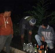 Polres Garut Polda Jabar Sita Puluhan  Minuman Keras