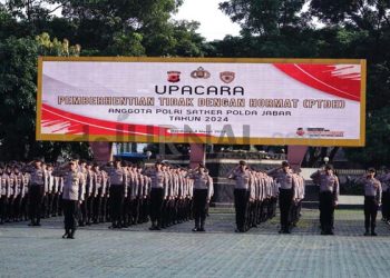 Kapolda Jabar Pimpin Langsung Upacara Pemberhentian Tidak Dengan Hormat (PTDH) Anggota Polri Polda Jabar