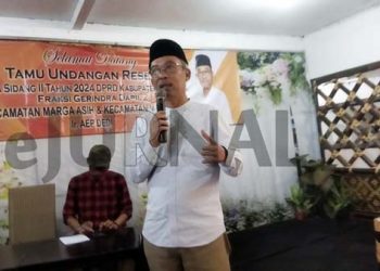 Reses di Kecamatan Katapang, Anggota DPRD Kabupaten Bandung  Ir. Aep Dedi Memotivasi  Pemuda  Agar Peduli  Lingkungan