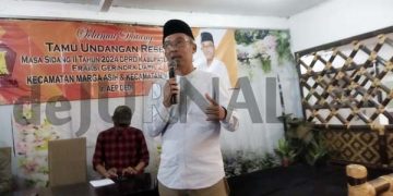 Reses di Kecamatan Katapang, Anggota DPRD Kabupaten Bandung  Ir. Aep Dedi Memotivasi  Pemuda  Agar Peduli  Lingkungan