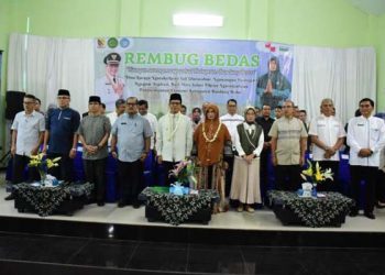 Rembug Bedas ke 101 di Desa Margamukti, Bupati Bandung Dadang Supriatna kembali dapat dukungan warga untuk melanjutkan di periode 2.
