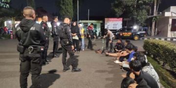 Satuan Samapta Polres Garut Berhasil Amankan Belasan Remaja Yang Melakukan Aksi Perang Sarung