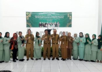 Gabungan Organisasi Wanita (GOW) Kabupaten Bandung gelar halal bihalal.