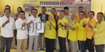 Setelah Dengan Demokrat, Partai Golkar Garut Teken Kesepakan Koalisi Dengan Gerindra