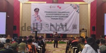 Diinisiasi Kesbangpol Kabupaten Bandung, Ratusan Peserta Ikuti Pembinaan Ormas