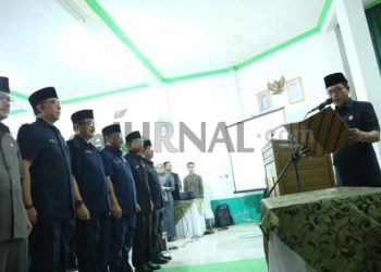 Pertama Kali 8 Pajabat Tinggi Pratama Eselon II Dilantik di Kantor Desa